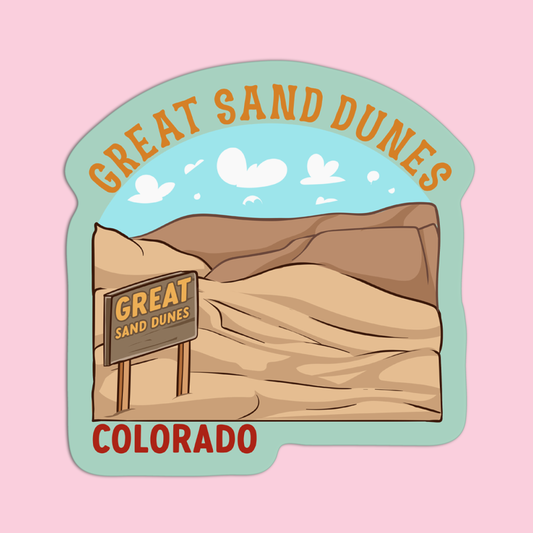 Colorado Great Sand Dunes Sticker