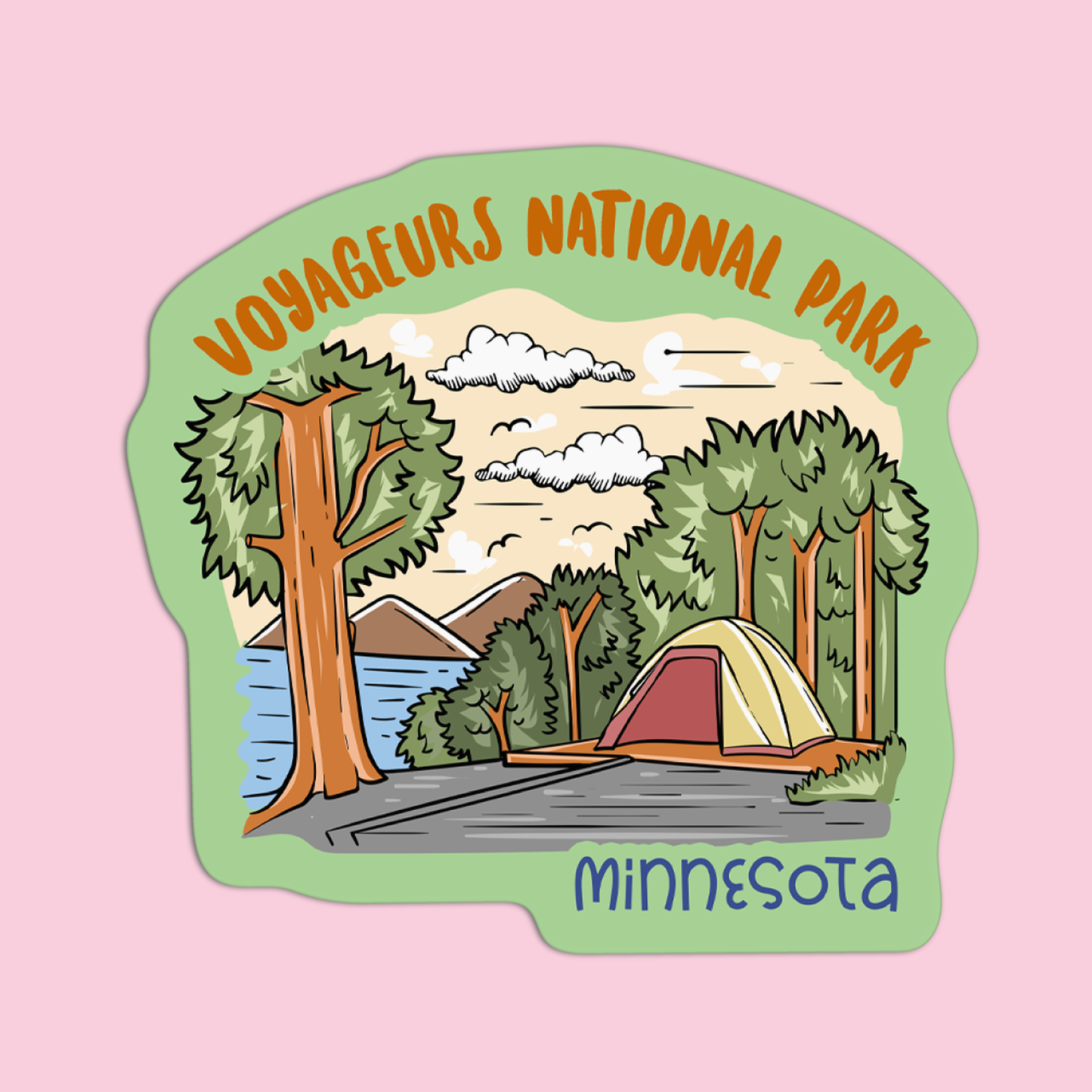 Minnesota Voyageurs National Park Sticker