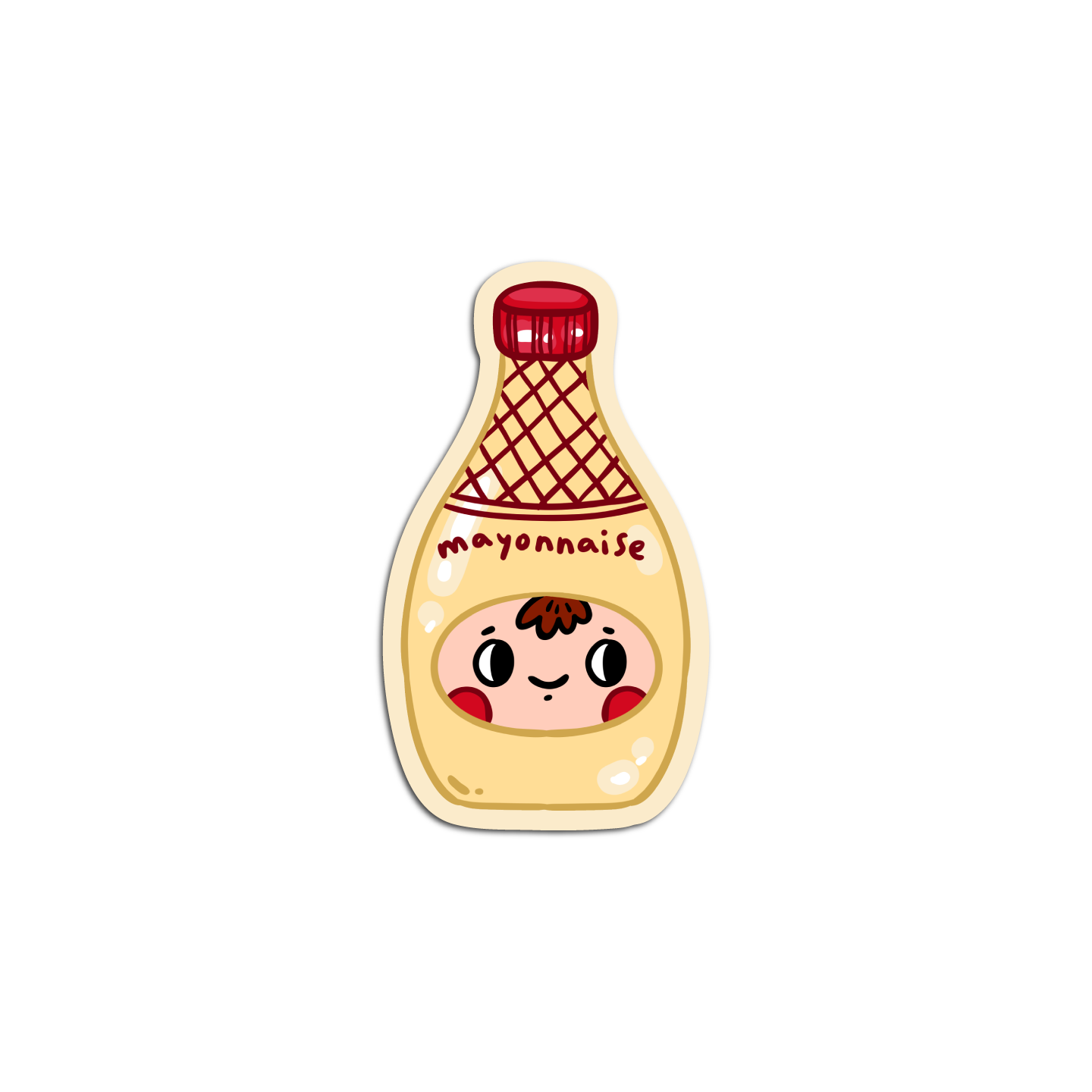 Mayonnaise Condiments Sticker