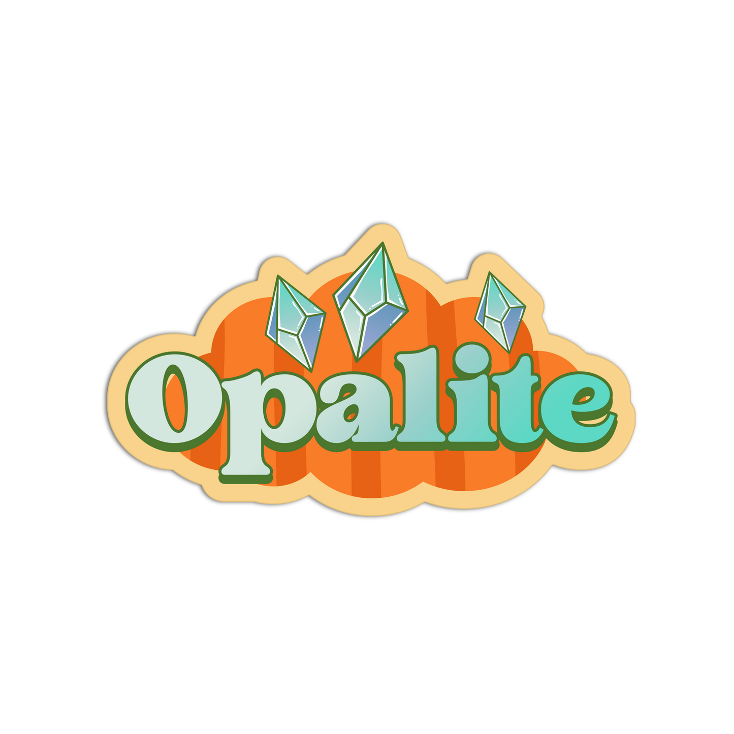 Opalite Showgirl Life Stickers