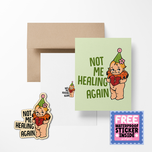Healing Again Heartbreak Greeting Cards