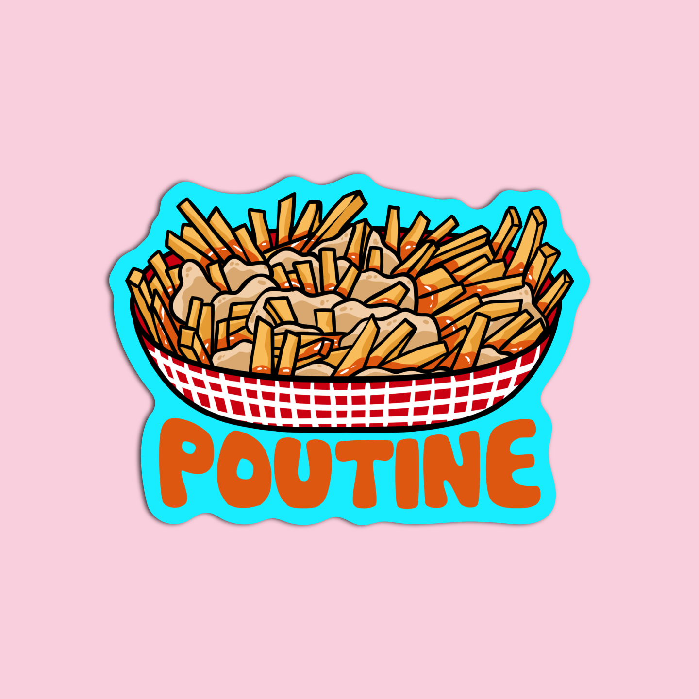 Poutine Canada Sticker