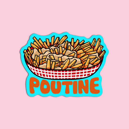 Poutine Canada Sticker