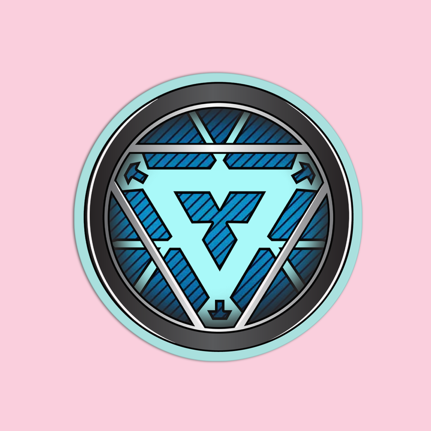 Ironman Hero's Emblem Sticker