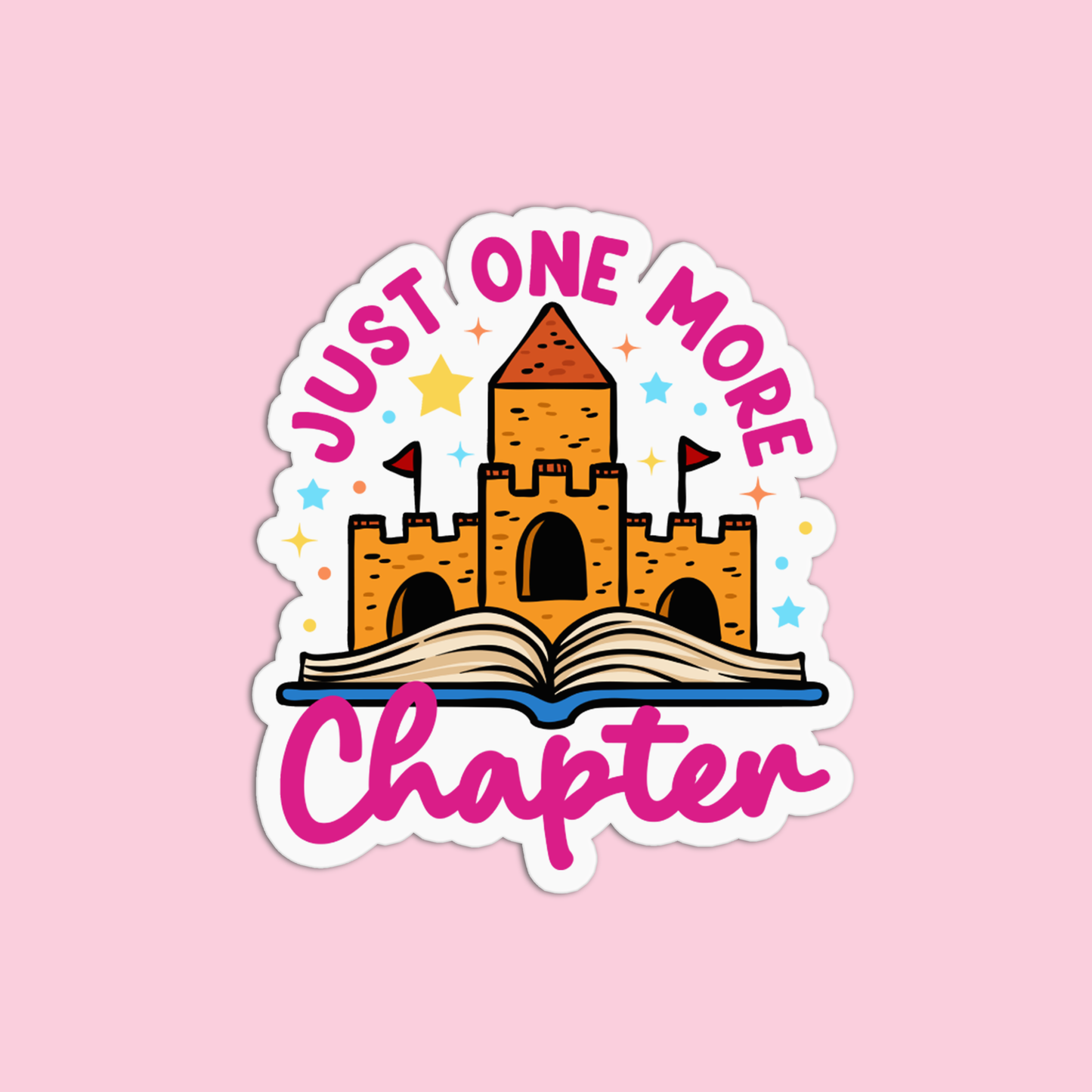 Just one more chapter Books Sticker