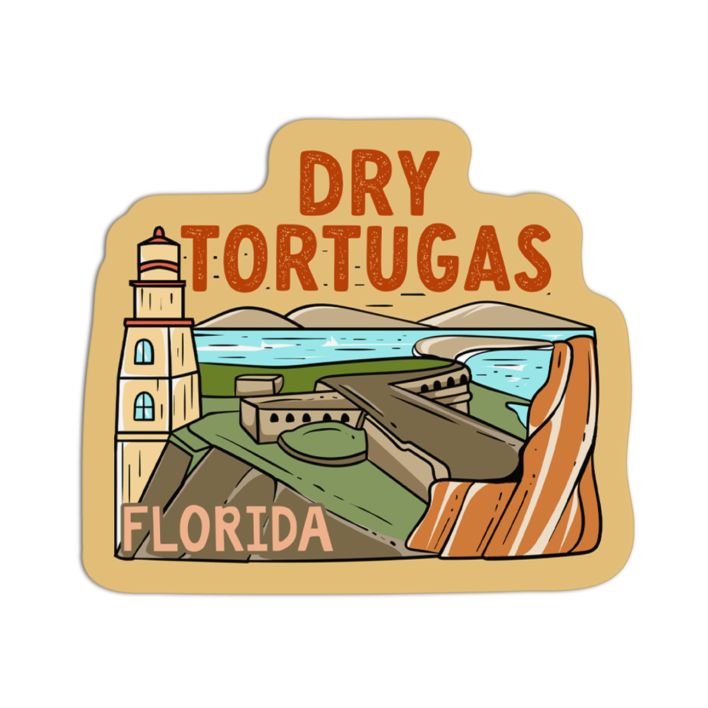 Florida Dry Tortugas Sticker