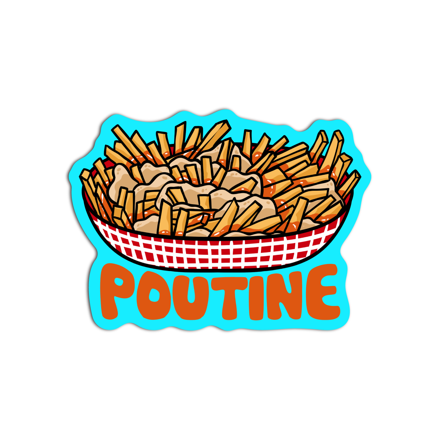 Poutine Canada Sticker