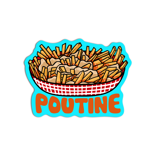 Poutine Canada Sticker