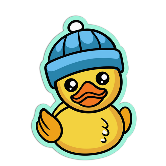 Beanie Bill Rubber Duck Sticker