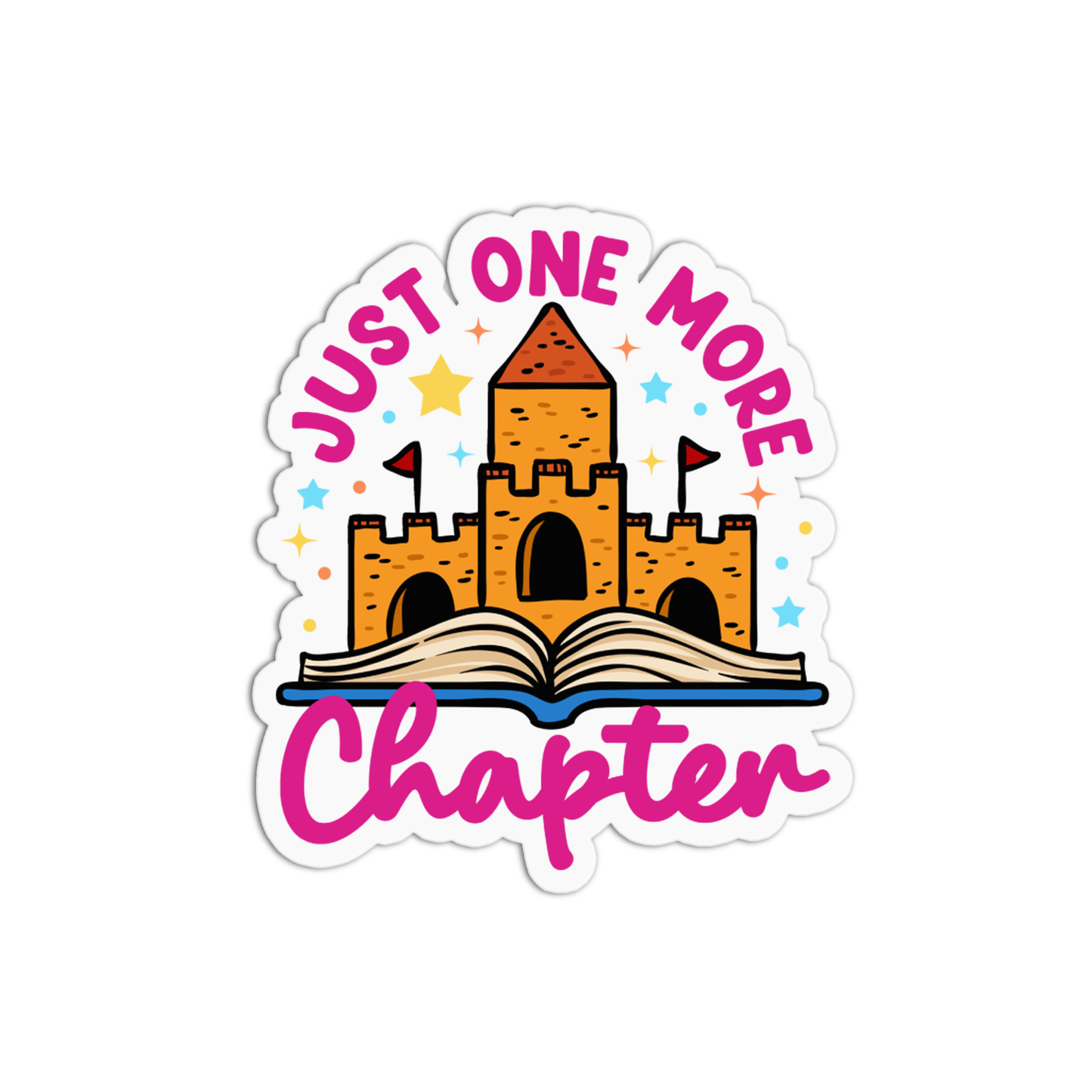 Just one more chapter Books Sticker