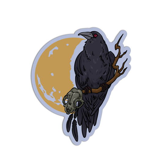Lunar Sentinel Witch Craft Sticker