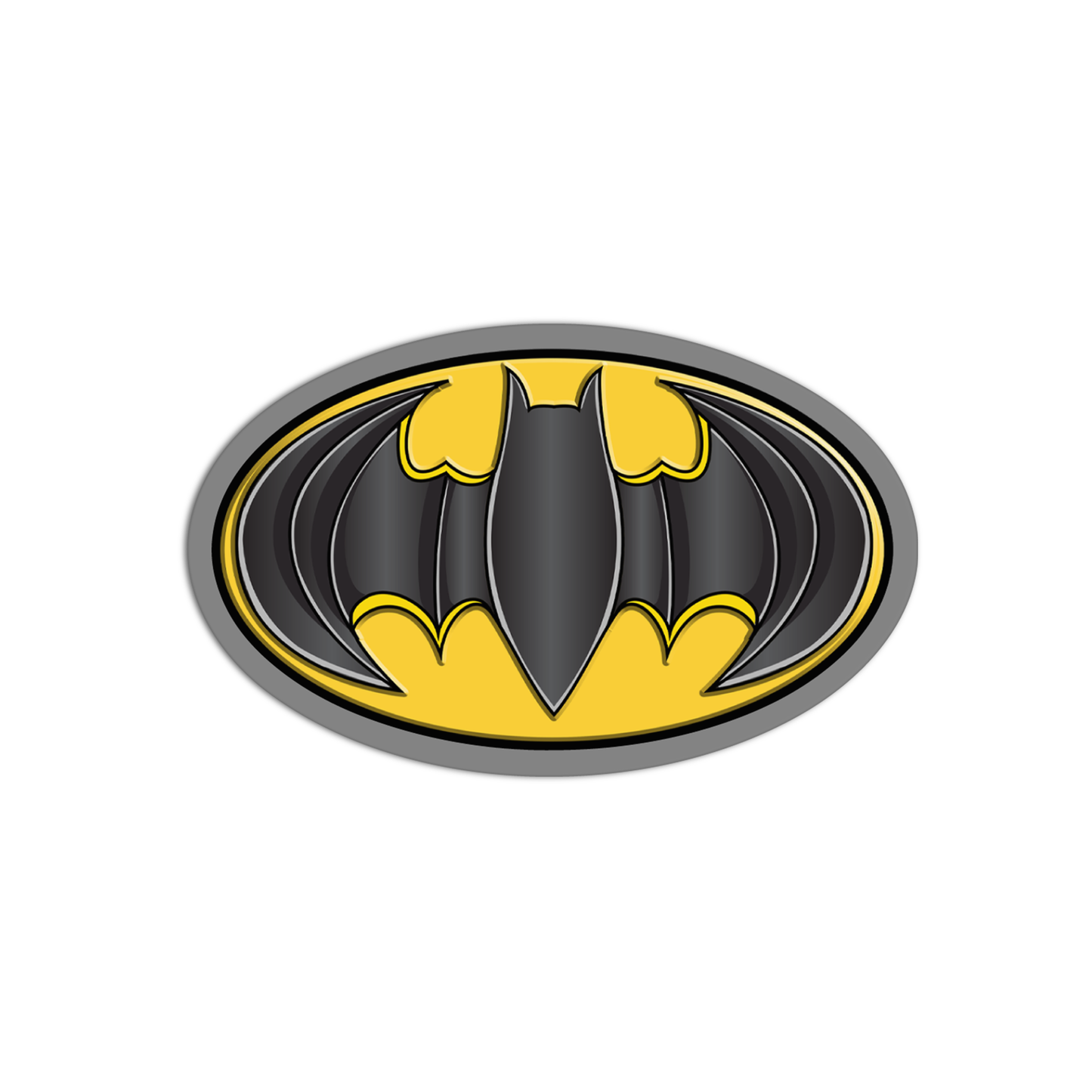 Batman Hero's Emblem Sticker