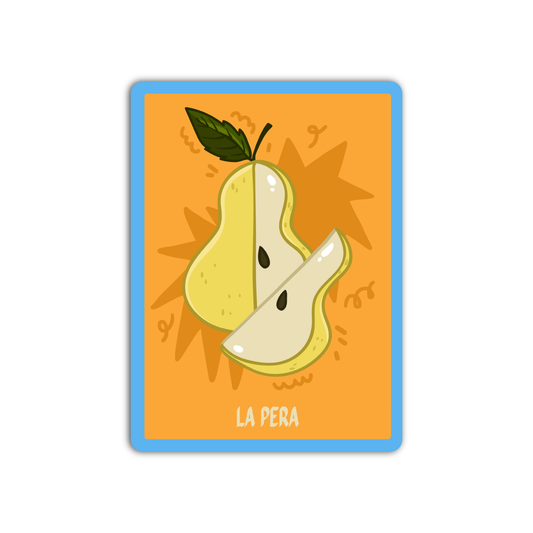 La Pera Loteria Mexican Sticker