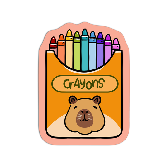 Crayons Arts & Crafts Sticker