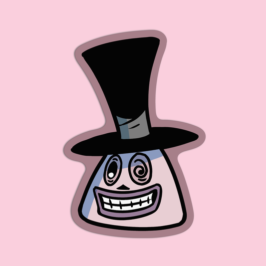 Mayor's Face Nightmare Before Christmas Sticker