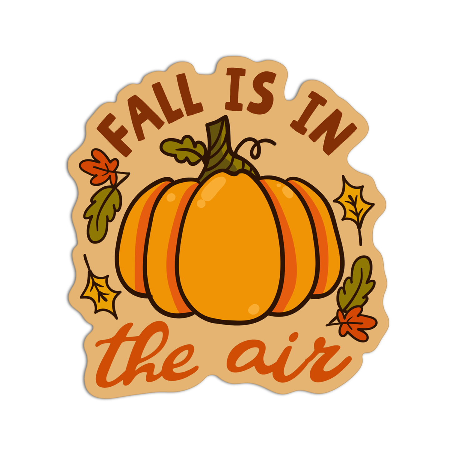 Fall is in the air Thanksgiving Sticker