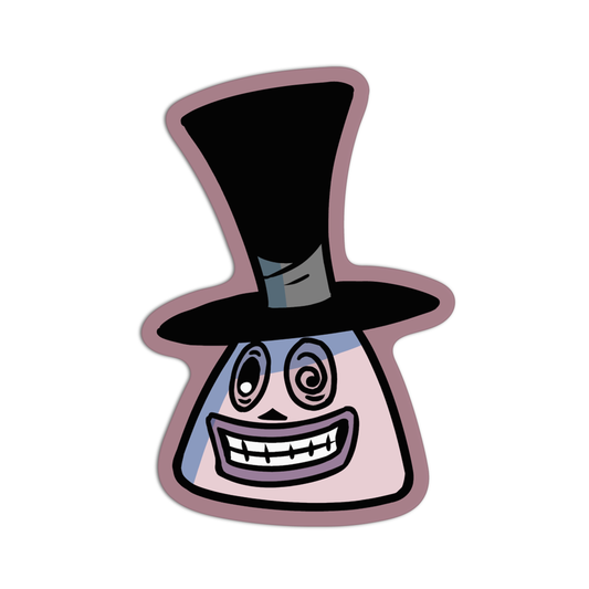 Mayor's Face Nightmare Before Christmas Sticker