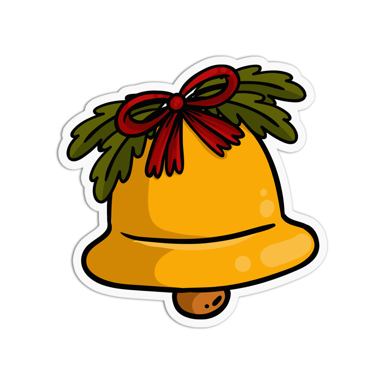 Bell Christmas Sticker