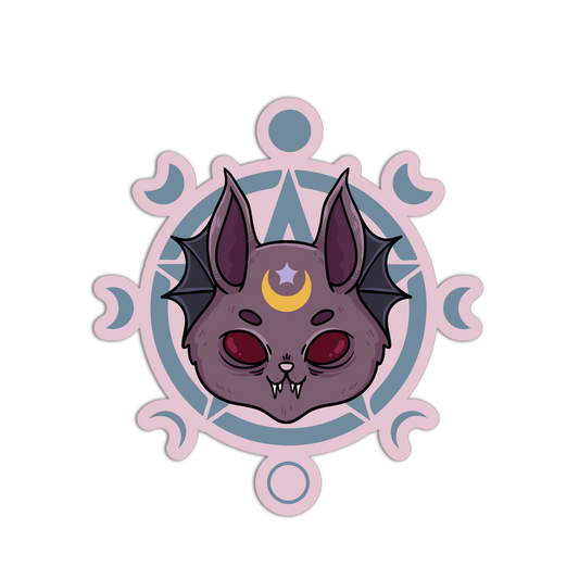 Lunar Guardian Witch Craft Sticker