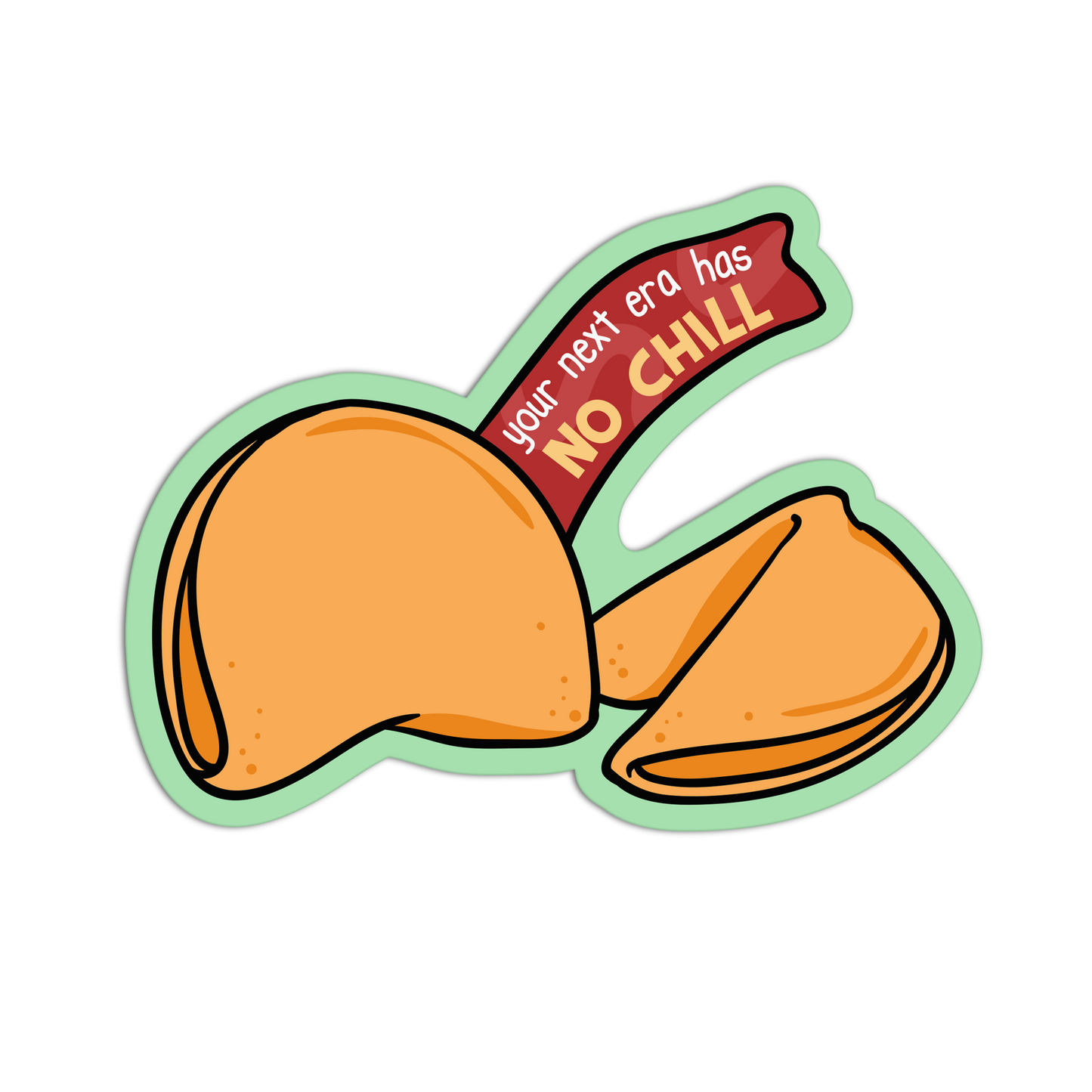 Chaos Forecast Fortune Cookie Stickers