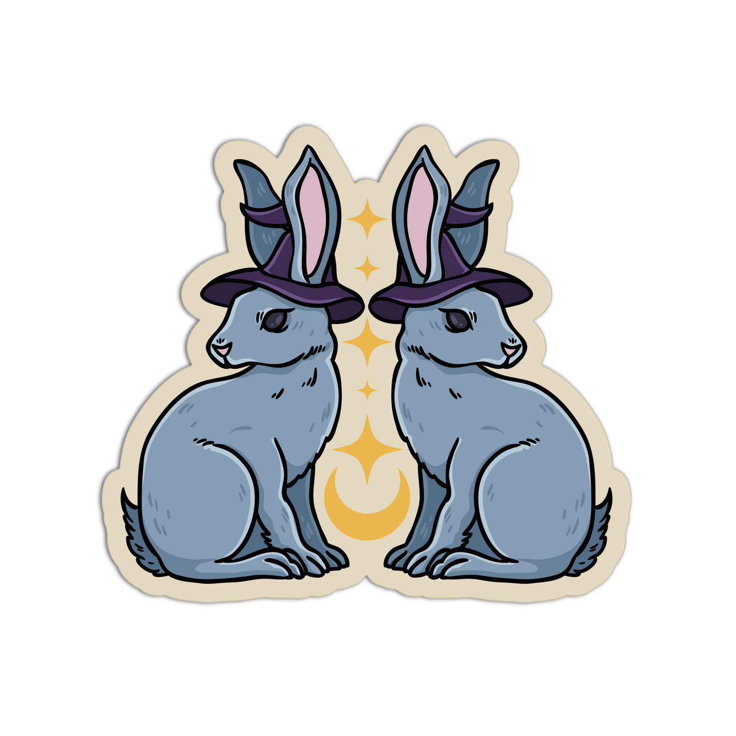 Hare’s Reflection Witch Craft Sticker