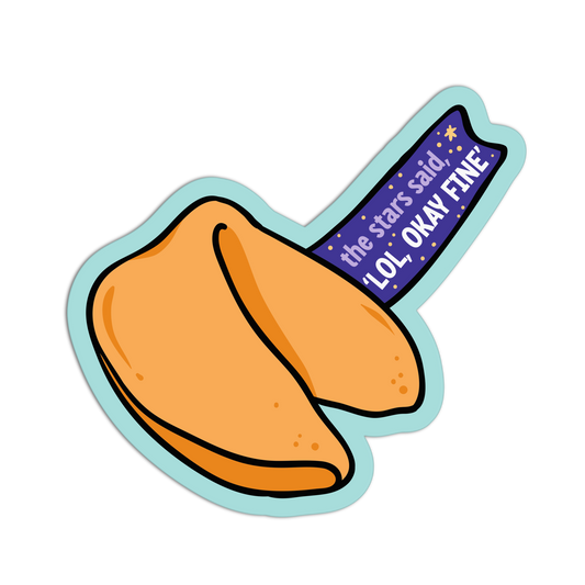 Reluctant Destiny Fortune Cookie Stickers