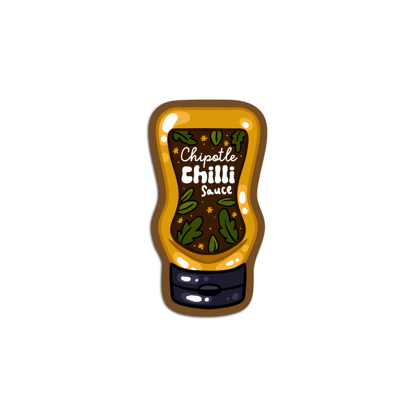 Chipotle Chilli Sauce Condiments Sticker