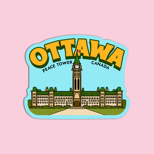 Ottawa Peace Tower Canada Sticker