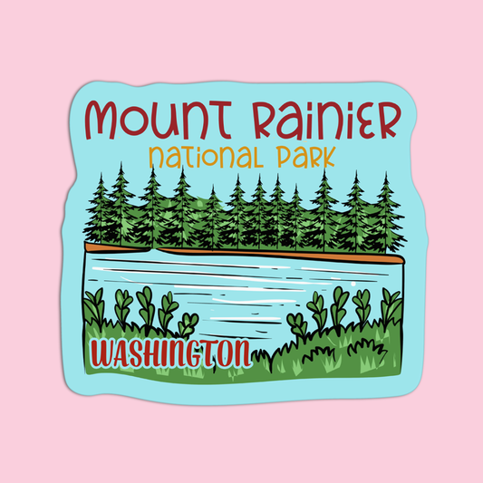 Washington Mount Rainier National Park  Sticker