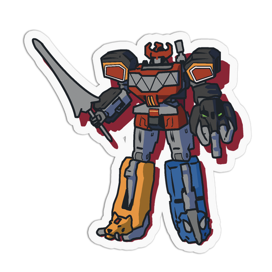 Mighty Robot Warrior 90's Toys Sticker