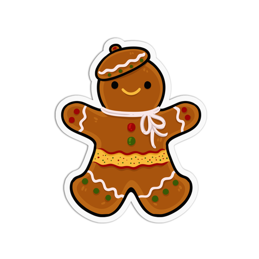 Gingerbread Christmas Sticker