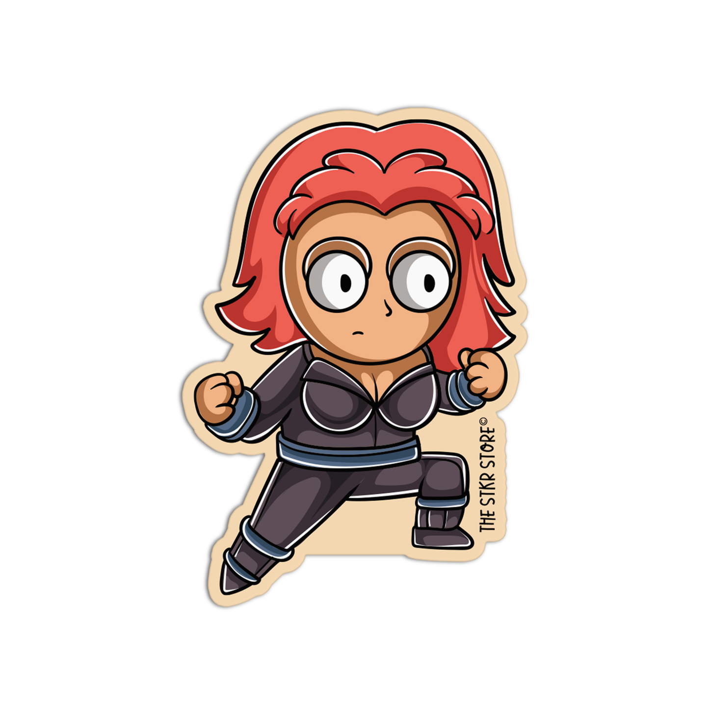 Black Widow Avengers Sticker