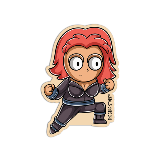 Black Widow Avengers Sticker