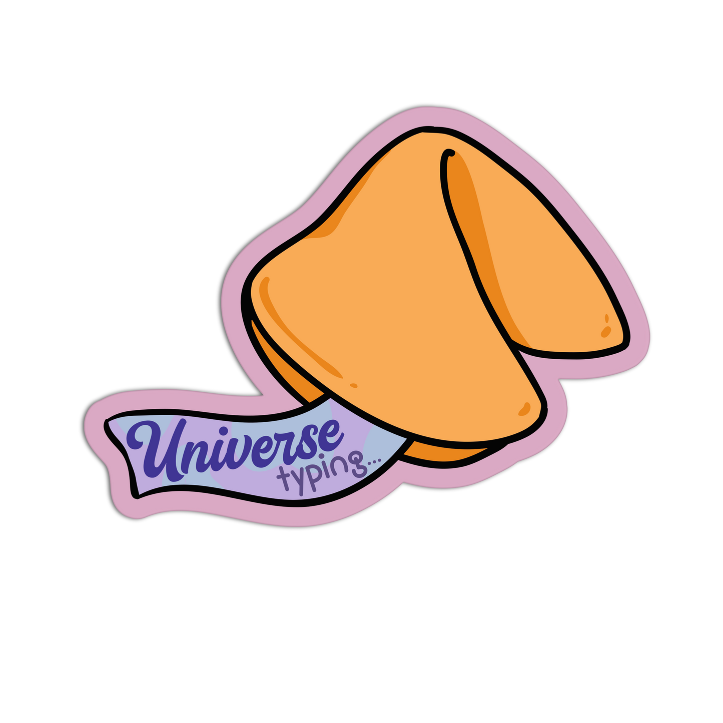 Cosmic Bubble Fortune Cookie Stickers
