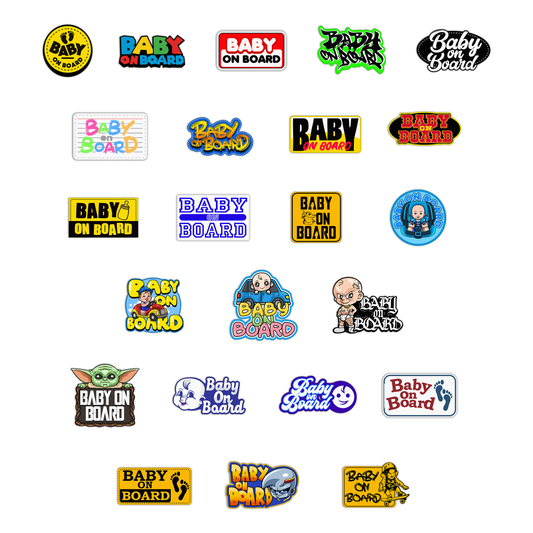 Baby On Board  Sticker Sheet