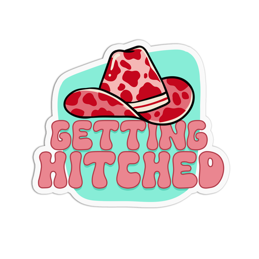 Getting hitched Bachelorette Sticker