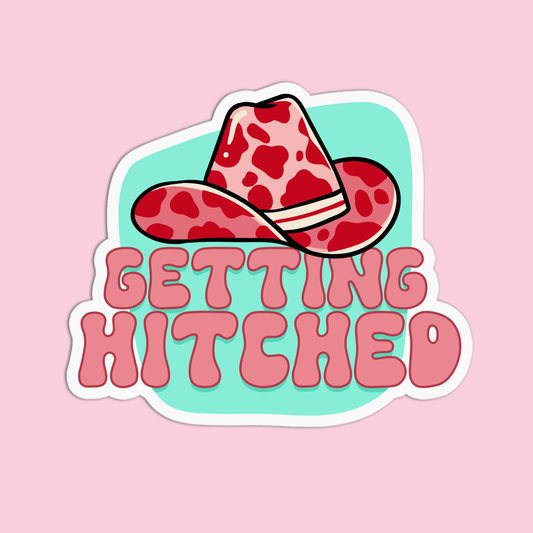 Getting hitched Bachelorette Sticker