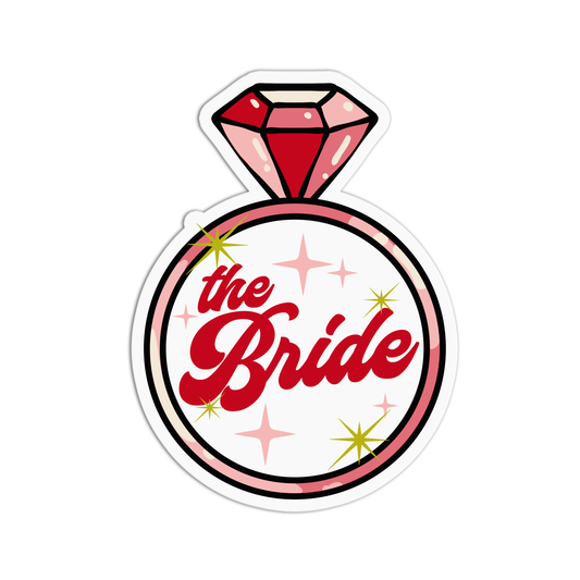 The Bride Bachelorette Sticker