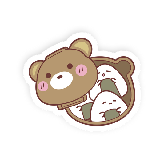 Bento Box - Onigiri Bear Sticker