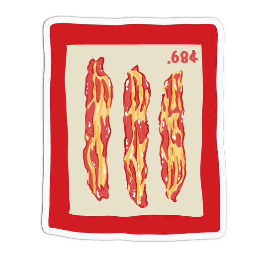 Crispy Bacon - Breakfast Stamp Sticker