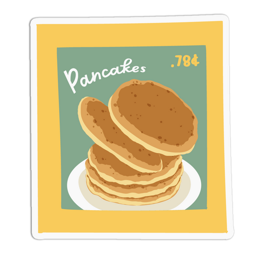 Fluffy Pancakes - Breakfast Stamp Sticker