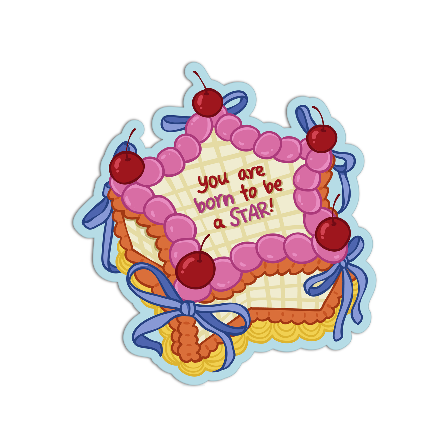 Born to be a Star Cake Stickers