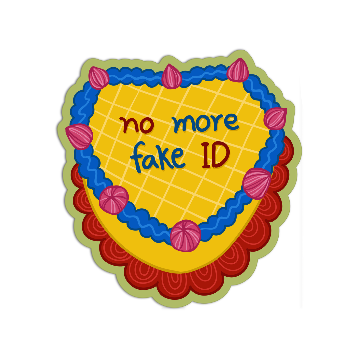 Bouncer’s Blessing Cake Stickers
