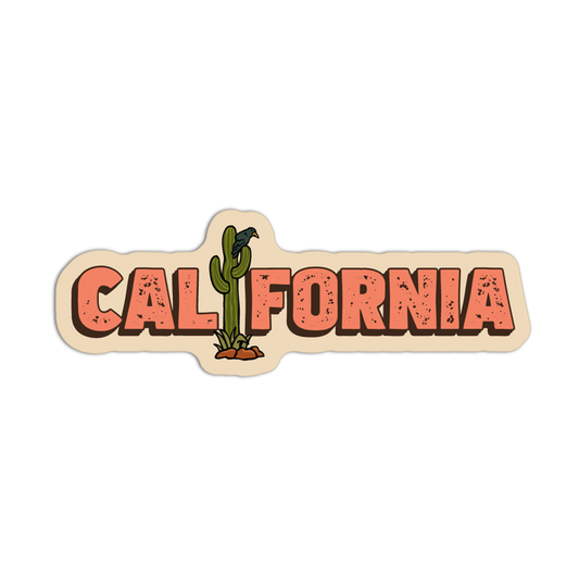Cactus Crow - California Cowboy Vibe Sticker