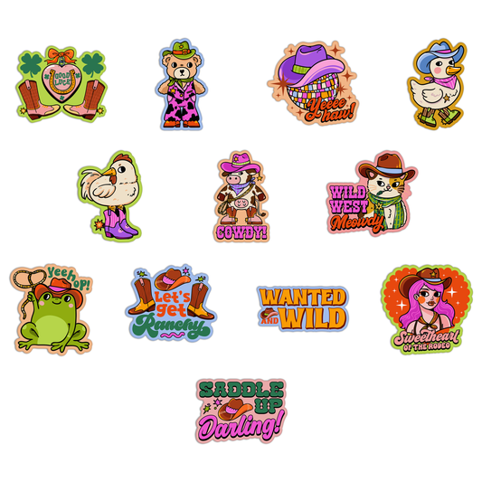 Cowboy Sticker Sheet