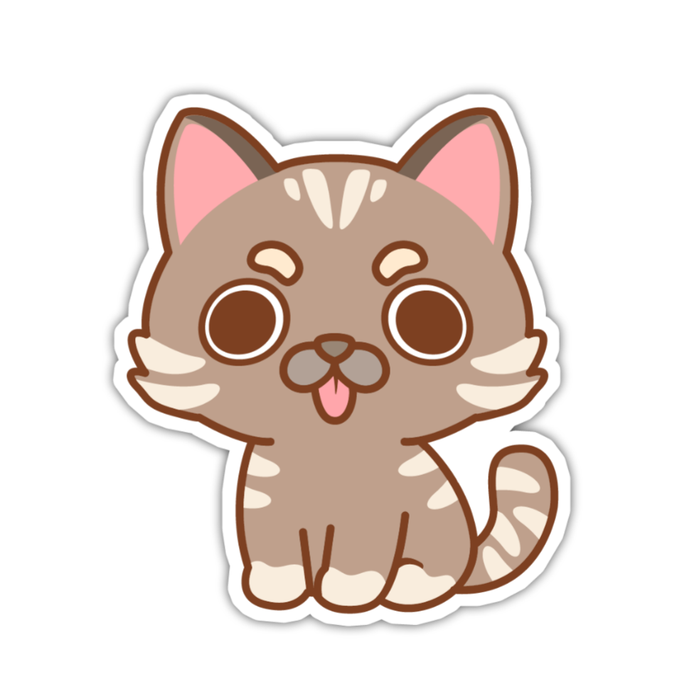 Milo The Blep Cute Cat Stickers