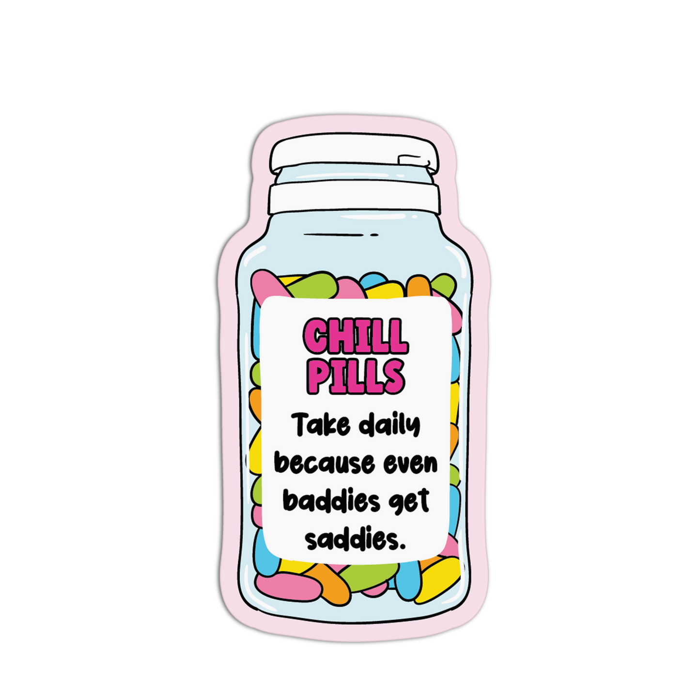 Chill Pills Medication Series Sticker