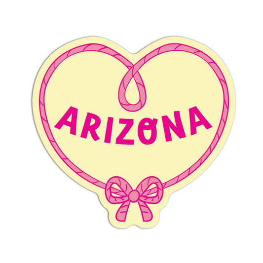 Lasso Heart - Coquette Arizona Sticker