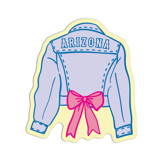 Denim Jacket - Coquette Arizona Sticker