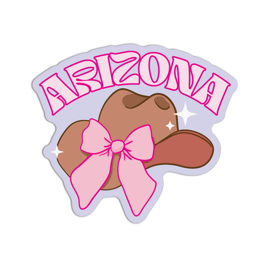 Bowed Stetson - Coquette Arizona Sticker